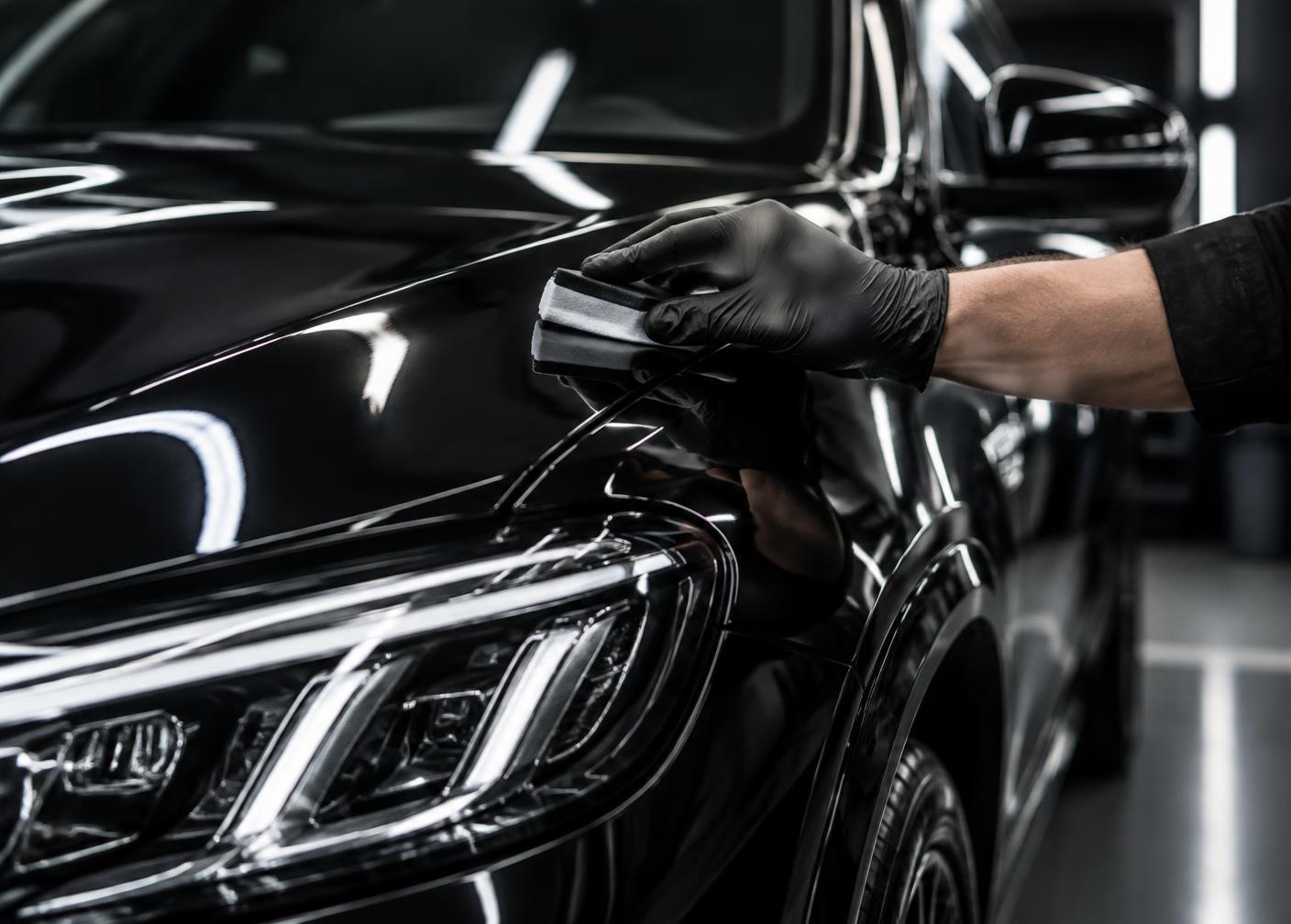 Protective finish applied to vehicle paint